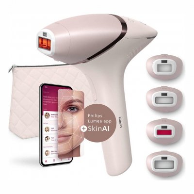 PHILIPS &Eacute;pilateur Lumi&egrave;re Puls&eacute;e IPL  BRI976/00 sans Fil T&ecirc;tes Visage et Corps