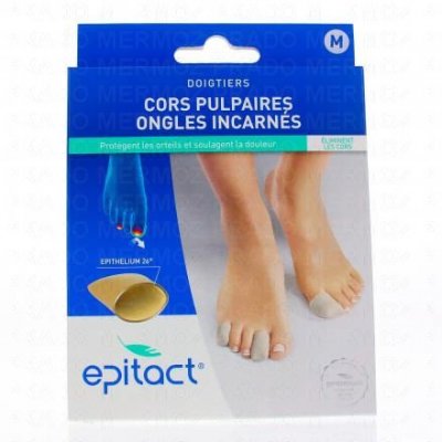 EPITACT  Doigtiers cors pulpaires&agrave;l'epithelium 26 lot de 2 medium