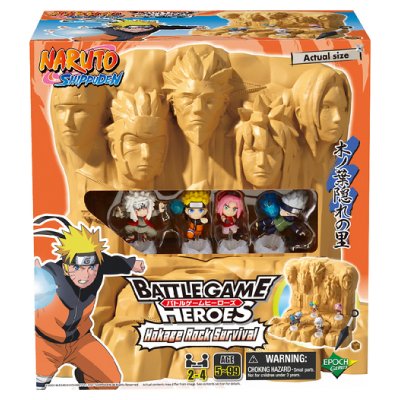 EPOCH  Games Naruto Shippuden Hokage Rock Survival - Jeu de soci&eacute;t&eacute;
