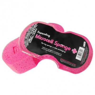 MUC OFF &Eacute;ponge Muc-Off Expanding - Rose Mat&eacute;riel de nettoyage