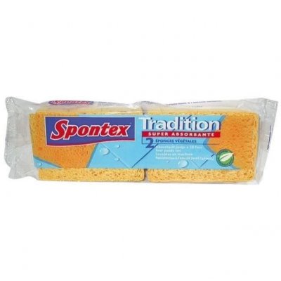 Eponge Tradition n&deg;4 super absorbante - lot de 2