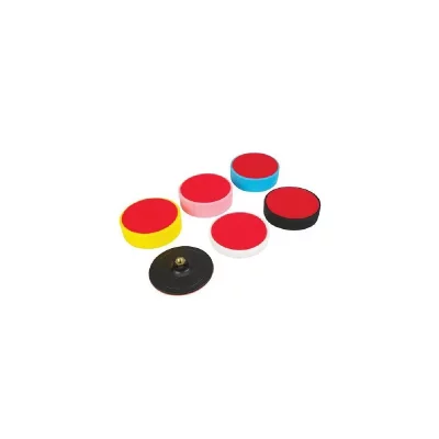 SILVERLINE Eponges de polissage auto-agrippantes lot de 6 