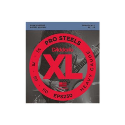 DADDARIO EPS230 Prosteels Heavy 55-110 - Jeu de cordes basse &eacute;lectrique 4 cordes