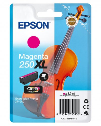 EPSON  250XL (C13T16P34010) - Magenta - Cartouche d'encre - Grande capacit&eacute;