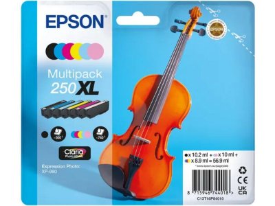 EPSON  250XL (C13T16P84010) - 6 couleurs - Cartouche d'encre - Grande capacit&eacute;