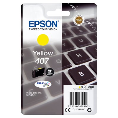 EPSON  407 jaune