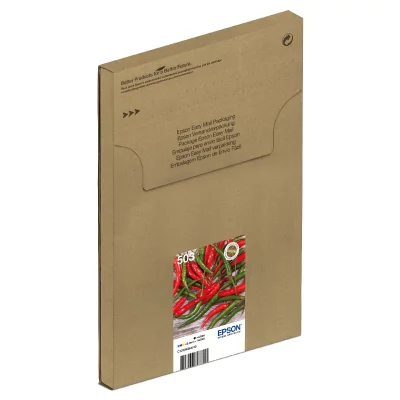 EPSON  503 Piments, Emballage &eacute;cologique, Cartouches d'encre 4 Couleurs
