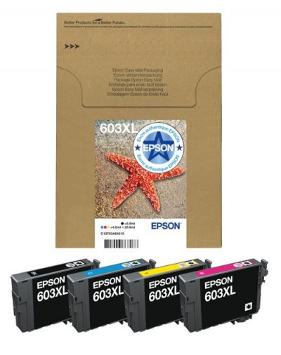 EPSON  603xl Multipack 4 Ink Cartrige Multicolore