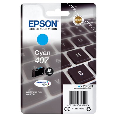 EPSON  c13t07u240 ink jet cyan 1.9k