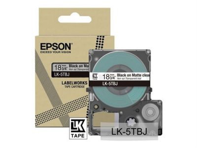 EPSON  C53S672066 Ruban Noir(e)SurTransparent Original LK-5TBJ