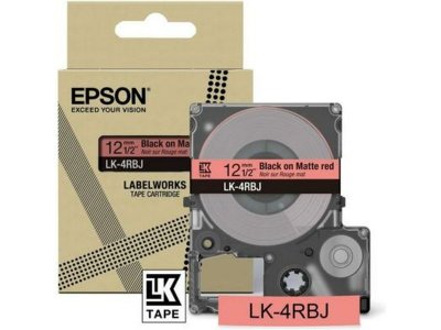 EPSON  C53S672071 Ruban Noir(e)SurRouge Original LK-4RBJ