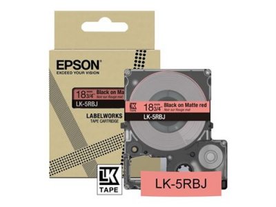 EPSON  C53S672072 Ruban Noir(e)SurRouge Original LK-5RBJ