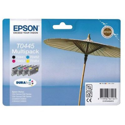 EPSON  Cartouche C13T04454010 T0445 - Noir + 3 couleurs