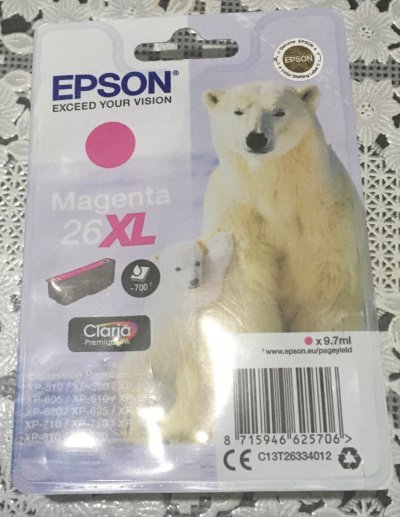 EPSON  Cartouche C13T26334012 26XL - Magenta