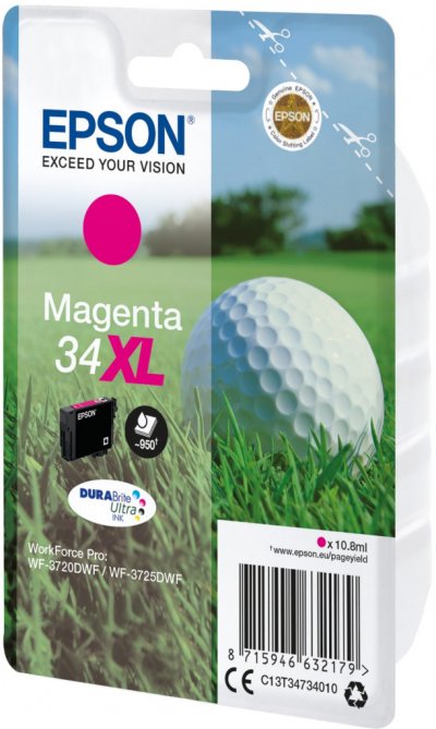EPSON  Cartouche C13T34734010 Xl - Magenta