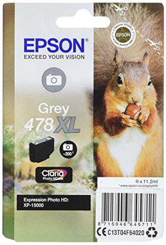 GENERIQUE Epson Cartouche d'encre 478 Gris Xl S&eacute;rie Ecureuil
