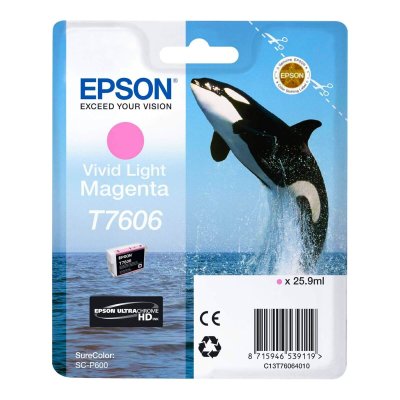 EPSON  Cartouche d'encre originale  C13T76064N10 Magenta Magenta clair