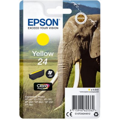 EPSON  Cartouche encre 24 Jaune