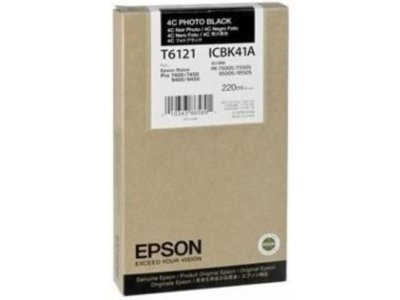 EPSON  cartouche encre T6121 (C13T612100) 4C noir photo