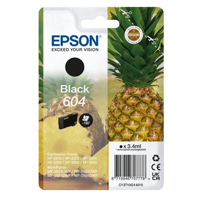 EPSON  Cartouche Jet d'encre  n&deg; 604 - Noir
