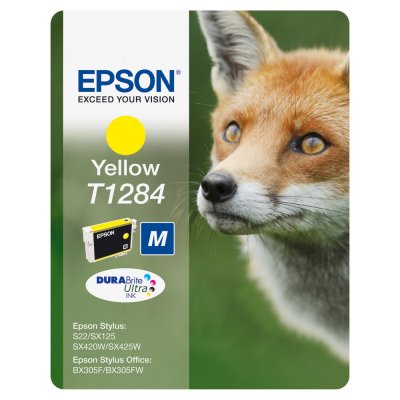 EPSON  cartouche t1284 - renard - jaune