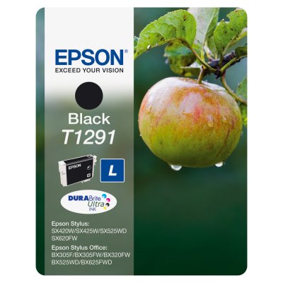 EPSON  cartouche t1291 - pomme - noir