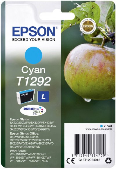 EPSON  Cartouche T1292 - Pomme - Cyan