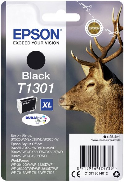 EPSON  cartouche t1301 - cerf - noir