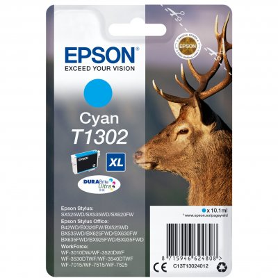 EPSON  cartouche t1302 - cerf - cyan