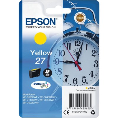EPSON  cartouche t2704 - r&eacute;veil - jaune