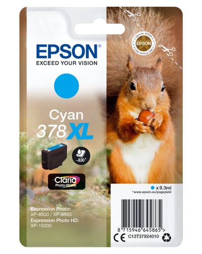 EPSON  Ecureuil Cyan 378XL