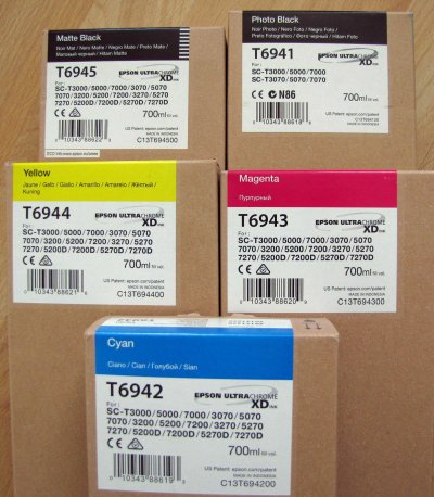 EPSON  Encre UltraChrome Xd Photo Black 700ml