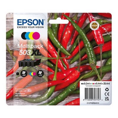 EPSON   Multipack 4colours 503XL Ink (C13T09R64010)