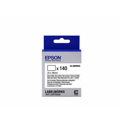 EPSON   ruban lk-8wbwac - &eacute;tiquette noir