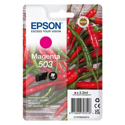 EPSON   Singlepack Magenta 503 Ink (C13T09Q34010)