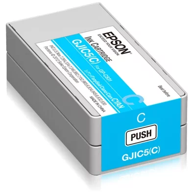 EPSON  GJIC5(C) - cyan - original - cartouche d'encre