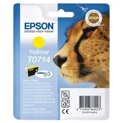 EPSON  Guepard Cartouche Jaune C13T07144010 (T0714)
