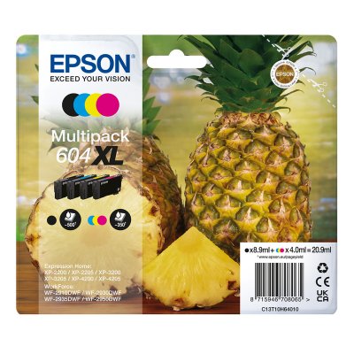 EPSON  Ink 604XL Starfish CMYK C13T10H64010 Noir (C13T10H64010)