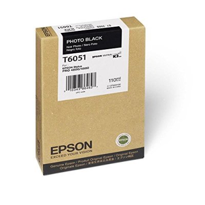 EPSON  ink/t605100 110ml pbk