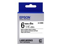 EPSON  LK-2WBN - Standard - Noir sur Blanc - 6mmx9m