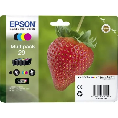 EPSON  Multipack Fraise - Encre Claria Home Noir Cyan Magenta Jaune