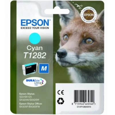 EPSON  Renard Cartouche Cyan C13T12824010 (T1282)