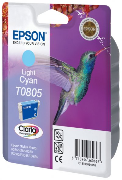 EPSON  serie colibri - t0805 cyan clair