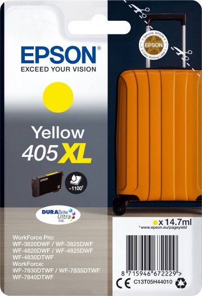 EPSON  Singlepack Yellow 405XL DURABrite Ultra Ink