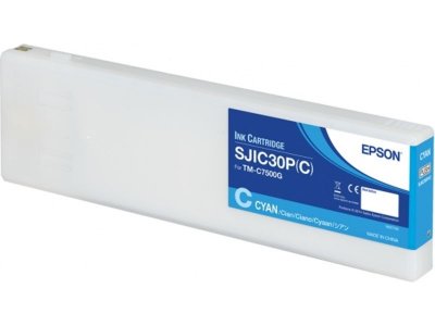 EPSON  SJIC30P(C) Cyan cartouche d'encre