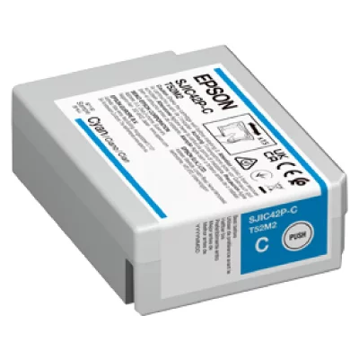 EPSON  Sjic42p-c Ink Cartridge Bleu