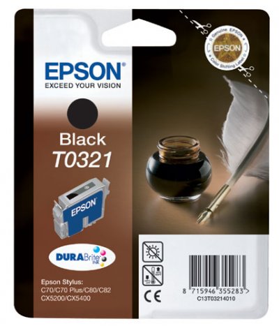 EPSON  T0321 Ink Cartridge Noir
