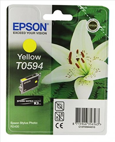 EPSON  t0594 cartouche d'encre d'origine r2400 jaune