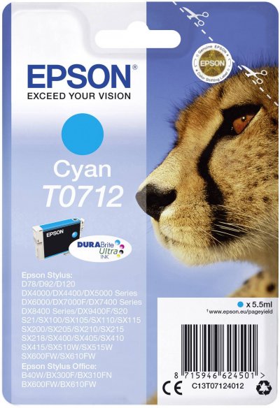 EPSON  T0712 Cyan