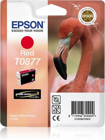 EPSON  T0877 Cartouche d'encre Rouge